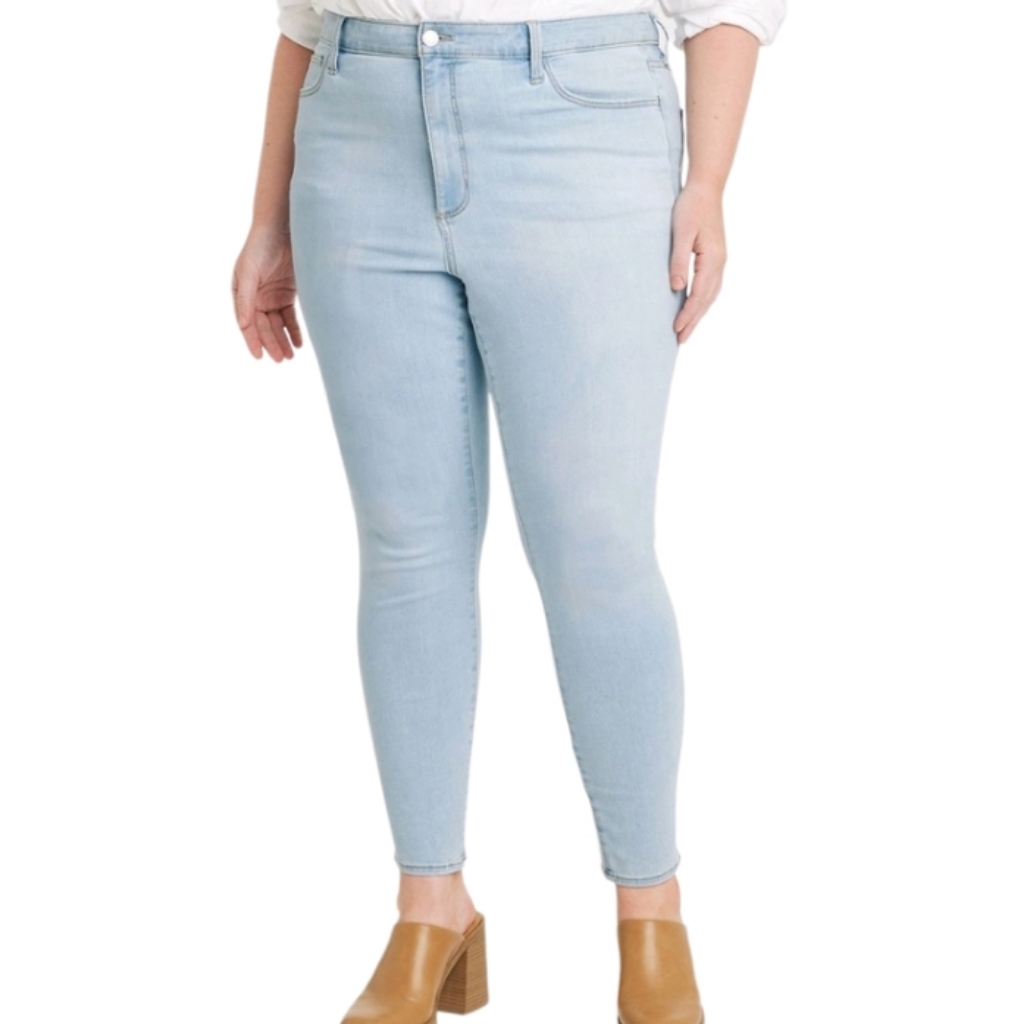 Super Stretch High Rise Skinny Jeans Sz 26 Nwt